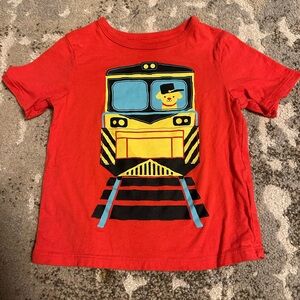 Red Train Graphic T-Shirt